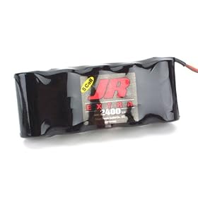 Extra Receiver Pack 2400mAh 6.0V NiCD Flat by JR