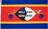 Outdoor Living : Swaziland National Country Flag - 3 foot by 5 foot Polyester (New)