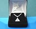 Takionic Sterling Silver Pyramid Pendant Necklace