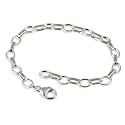 SilberDream Armband 925 Sterling Silber Charm Bettelarmband 18cm f&uuml;r Charms Anh&auml;nger FC0001
