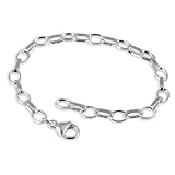 SilberDream Armband 925 Sterling Silber Charm Bettelarmband 18cm f�r Charms Anh�nger FC0001