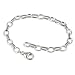 SilberDream Armband 925 Sterling Silber Charm Bettelarmband 19cm f�r Charms Anh�nger FC0002