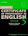Cambridge Certificate of Proficiency in English 5 With Answers: Examination Papers from University of Cambridge Esol Examinations: English for Speakers of Other Languages