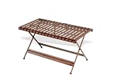 Jack Post Copper Ridge Folding Rectangle Table in Antique Copper Finish