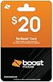 Boost Mobile $20.00 Reboost Prepaid Refill Card