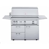 Thumbnail image for Lynx Gas Grills 42 Inch Propane Gas Grill On Cart With 1 ProSear Burner And Rotisserie L42PSFR-1-LP