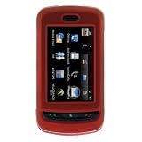 Lg Xenon Gr500 Cell Phone Red Rubber Feel Protective Case Faceplate Cover