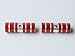 BMX Small Bike Pegs Resilient Aluminum Alloy for Stunts Tricks and More (Red)