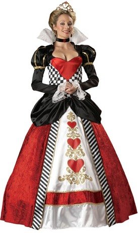 Alice In sirdis Kostīmi Wonderland Queen