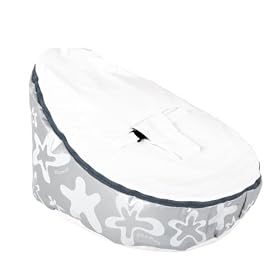 Doomoo adaptable baby beanbag Splash, color silver TOXPROOF filling