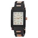 Daniel Steiger Men's 5000-M Academy Swiss Quartz Black and Rose Gold Watch