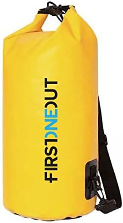 10 Liter Waterproof Dry Bag - Adjustable Shoulder Strap Compression Bag for Kayaking Beach Rafting Boating Hiking Camping and Fishing
