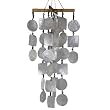 Capiz Windchimes - White