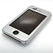 Electronics : Apple iPhone 3G Soft Polycarbonate Slim fit Case -Silver (Cozip Brand) Plus Smudge Free Screen Protector-Made in Korea