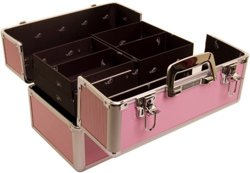 Childrens Toyshop  Health & Personal Care : Beauty Box San Remo Pink Cosmetics & Make-up Beauty Case