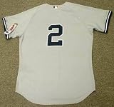 DEREK JETER New York Yankees Majestic AUTHENTIC Away Baseball Jersey
