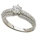 Cherished Slender Diamond Engagement Ring (Center stone is not included)