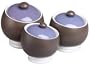 Pfaltzgraff Mystic 3-Piece Sealed Canister Set