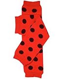 juDanzy red & black ladybug baby toddler & child leg warmers