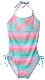Gossip Girl 7-16 Sprinkle Stripe 1 Piece Swimsuit