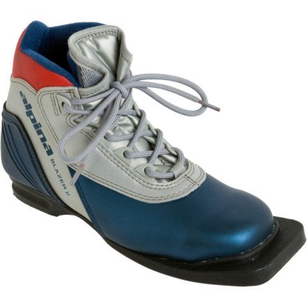 Alpina Sports Junior Blazer Cross-Country Nordic Classic Ski Boots with 3-Pin Soles