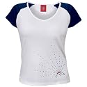 Denver Broncos Women's White Superspeed Sparkling Raglan T-Shirt