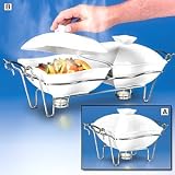 COVERED SERVING DISH WITH STAND
