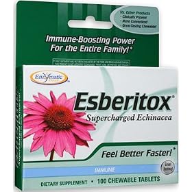 Esberitox ( Immune-Boosting Power For the Entire Family! ) 200 Chew Tablets Enzymatic Therapy