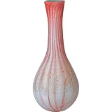 CRANBERRY CASCADE VASE