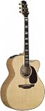 Takamine TF250SMC Jumbo Cutaway Acoustic-Electric Guitar, Gloss Natural