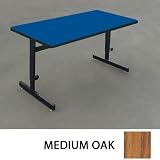 24 x 36 Computer Table - Adjustable - Medium Oak (Medium Oak) (26