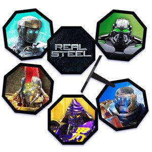 Real Steel Cupcake Rings 12 ct