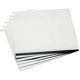 Advantus Cropper Hopper Hanging File Folders 6-Pack, White, 13-Inch-by-14-Inch