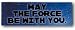 Star Wars MAY THE FORCE BE WITH YOU Logo Sticker