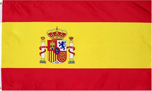 Spain National Country Flag: 3x5ft poly Spain National Country Flag: 3x5ft poly
