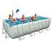 Intex 54981EG Rectangular Ultra Frame Pool Set, 18-Feet by 9-Feet by 52-Inch