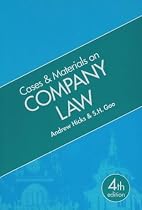 Cases and Materials on Company Law (Cases & Materials)