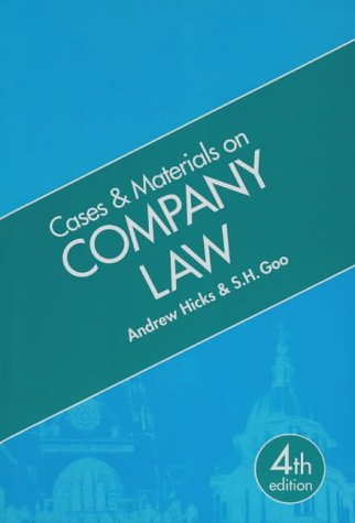 Cases and Materials on Company Law (Cases & Materials)