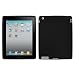 Black Gel Skin Case Rubberized Soft Silicone Cover for Apple iPad 2