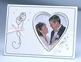 IMAGE OF 25th Silver Wedding Anniversary Porcelain Photo Frame 4