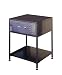 Powell Monster Steel and Laminate Nightstand