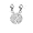 Rembrandt Charms Mizpah Charm with Lobster Clasp, Sterling Silver