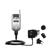 International Wall / AC Charger for the Motorola V276 - Gomadic Brand w/ TipExchange Technology