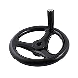 uxcell ハンドホイール　 22mm x 250mm　　　　取り外し可能なハンドル