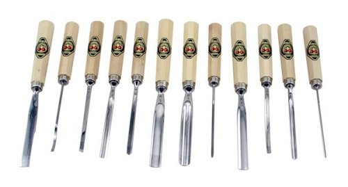 Two Cherries 505-0012 Professional Carving Tools - Set of 12 Two Cherries 505-0012 Professional Carving Tools - Set of 12