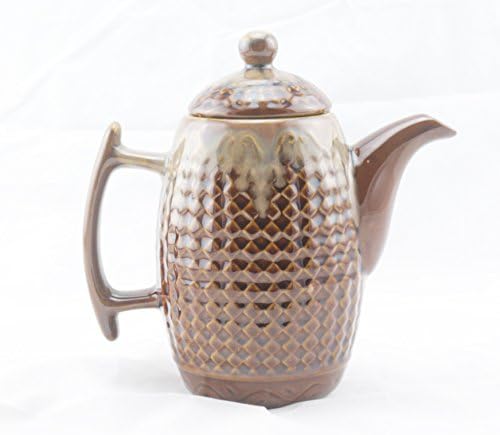 Sanjee Ceramic Roof Snow Ceramic Tea Set 13-piece,brown,set of 6,1310A(set)