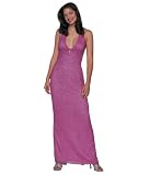 Formal Evening Gown. Lilac Beaded Dress for Prom, Party, Wedding by Sean Collection (1845)