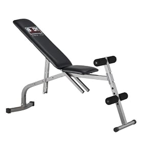 Body Sculpture BSB512 Weights Bench - Black/Grey