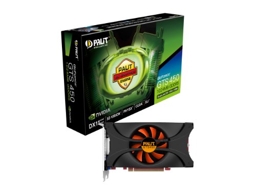 Palit GeForce GTS450 1024 MB 128-bit GDDR5 x16 HDCP Ready SLI Support PCI Express 2.0 Video Card NE5S4500FHD01