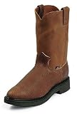 Men's Justin 10" PULL-ON No Slip Work Boots ( 4751 )